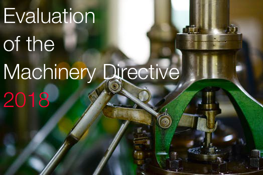 Evaluation  of  the  Machinery  Directive 2018