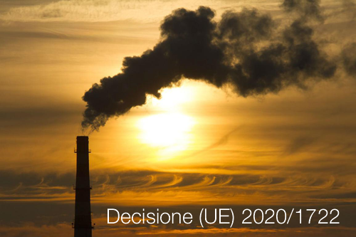 Decisione UE 2020 1722 