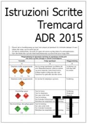 Istruzioni Scritte ADR (Tremcard) 2015 Ufficiali in Italiano: pubblicate sul sito dell'UNECE