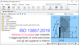 ISO 13857:2019 Distanze di sicurezza | File CEM
