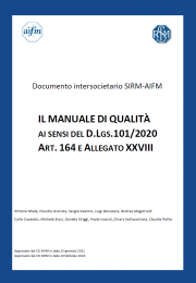 Il Manuale della Qualità impianto di radiologia / D.Lgs.101/2020