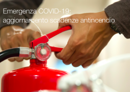 Emergenza COVID-19: aggiornamento scadenze antincendio