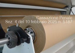 Cassazione Penale Sez. 4 del 10 febbraio 2025 n. 5187