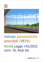 Vetrate panoramiche amovibili (VEPA) / Novità Legge conv. DL Aiuti bis
