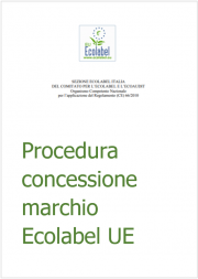 Procedura concessione marchio Ecolabel UE