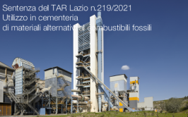 Sentenza del TAR Lazio n.219/2021