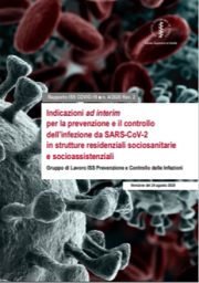 Indicazioni SARS-CoV-2 in strutture residenziali sociosanitarie e socioassistenziali