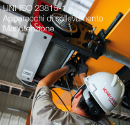 UNI ISO 23815-1 Apparecchi di sollevamento - Manutenzione