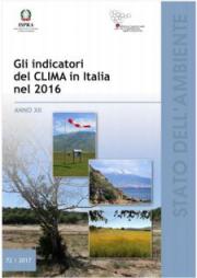 Gli indicatori del clima in Italia nel 2016