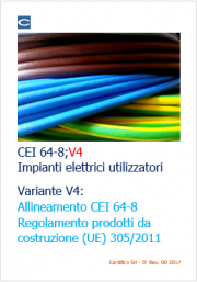 CEI 64-8 Variante V4: Allineamento CPR