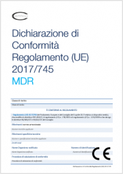 Dichiarazione di conformità UE Regolamento (UE) 2017/745