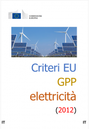 Criteri EU GPP elettricità (2012)