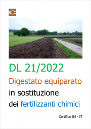 Digestato equiparato in sostituzione dei fertilizzanti chimici | Novità DL 21/2022