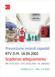 Prevenzione incendi ospedali | Scadenze adeguamento