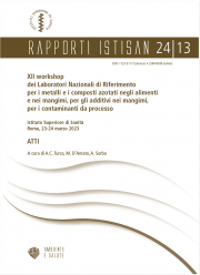 Rapporto ISTISAN 24/13 - Laboratori Nazionali di Riferimento metalli negli alimenti 