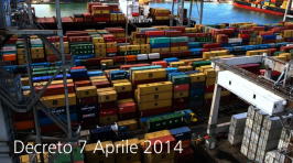 Traghetto di merci pericolose: Decreto 303/2014