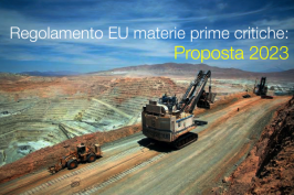 Regolamento EU materie prime critiche (European Critical Raw Materials Act) / Proposta