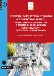 Prime linee guida operative ANCI 2025 Correttivo appalti