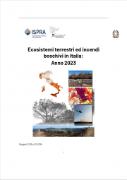 Ecosistemi terrestri ed incendi boschivi in Italia: Anno 2023