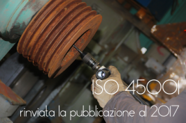 ISO 45001: Pubblicazione rinviata al 2017