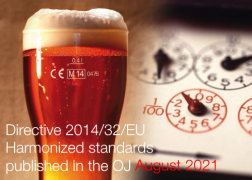 Directive 2014/32/EU: Harmonised standards published in the OJ | Update 31.08.2021