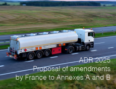 ADR 2025 | Proposal of amendments by France to Annexes A and B