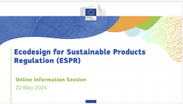 Ecodesign for Sustainable Products Regulation ESPR