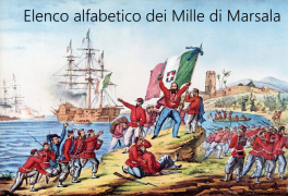 Elenco alfabetico dei Mille di Marsala