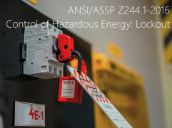 ANSI/ASSP Z244.1-2016: Control of Hazardous Energy: Lockout