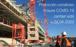 Protocollo condiviso misure COVID-19 cantieri edili | 24.04.2020