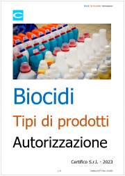 Biocidi: Tipi di prodotti e autorizzazione