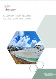 Rapporto SNPA 44/2025 - Il clima in Italia nel 2024 Rapporto SNPA 44/2025 - Il clima in Italia nel 2024