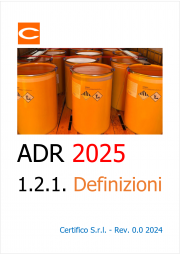 ADR 2025 | Definizioni (sezione 1.2.1)