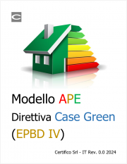 Modello APE Direttiva Case Green (EPBD IV)