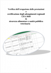 Relazione certificazione LEA 2020 alimenti e veterinaria