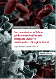 COVID-19 | Raccomandazioni ad interim sui disinfettanti
