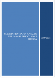 Contratto di appalto tipo per lavori privati ANCE