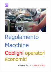 Regolamento Macchine | Obblighi operatori economici