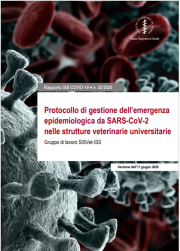 Rapporto ISS COVID-19 n. 52/2020 | Protocollo SARS-CoV-2 università veterinarie