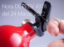 Nota DCPREV 4378 del 24 Marzo 2022