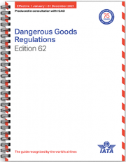 Dangerous Goods check list / Documentation 62th IATA DGR 2021