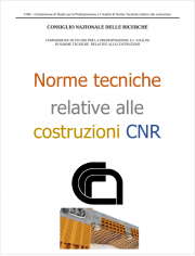 Norme tecniche relative alle costruzioni CNR