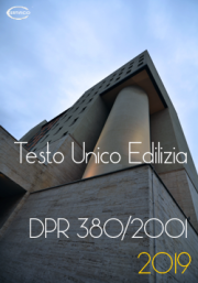 D.P.R. 380/2001 Testo Unico Edilizia | Consolidato 2019