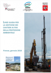 Linee guida gestione dei cantieri ai fini della protezione ambientale | 2018