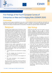 Fourth European Survey of Enterprises on New and Emerging Risks