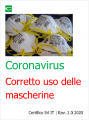 Coronavirus: Corretto uso delle mascherine