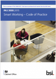 PAS 3000:2015 Smart Working - Code of Practice