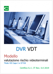 DVR VDT | Modello valutazione rischio Videoterminali