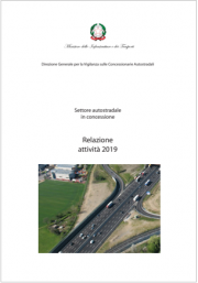 Relazione Vigilanza sulle Concessionarie Autostradali - Anno 2019
