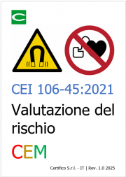 CEI 106-45:2021 | Valutazione del rischio CEM luoghi di lavoro